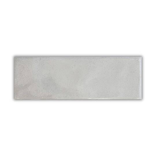 Abacus Bumpy Açık Gri (Light Grey) Parlak Duvar Seramiği 10x30 cm