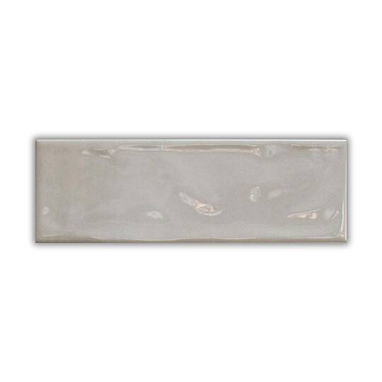 Abacus Bumpy Krem (Cream) Parlak Duvar Seramiği 10x30 cm