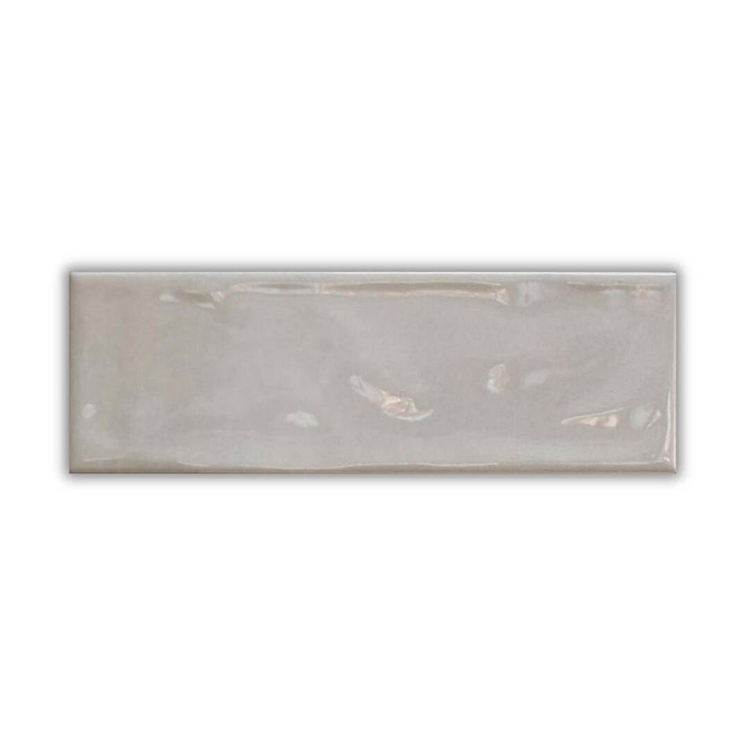 Abacus Bumpy Krem (Cream) Parlak Duvar Seramiği 10x30 cm - 1
