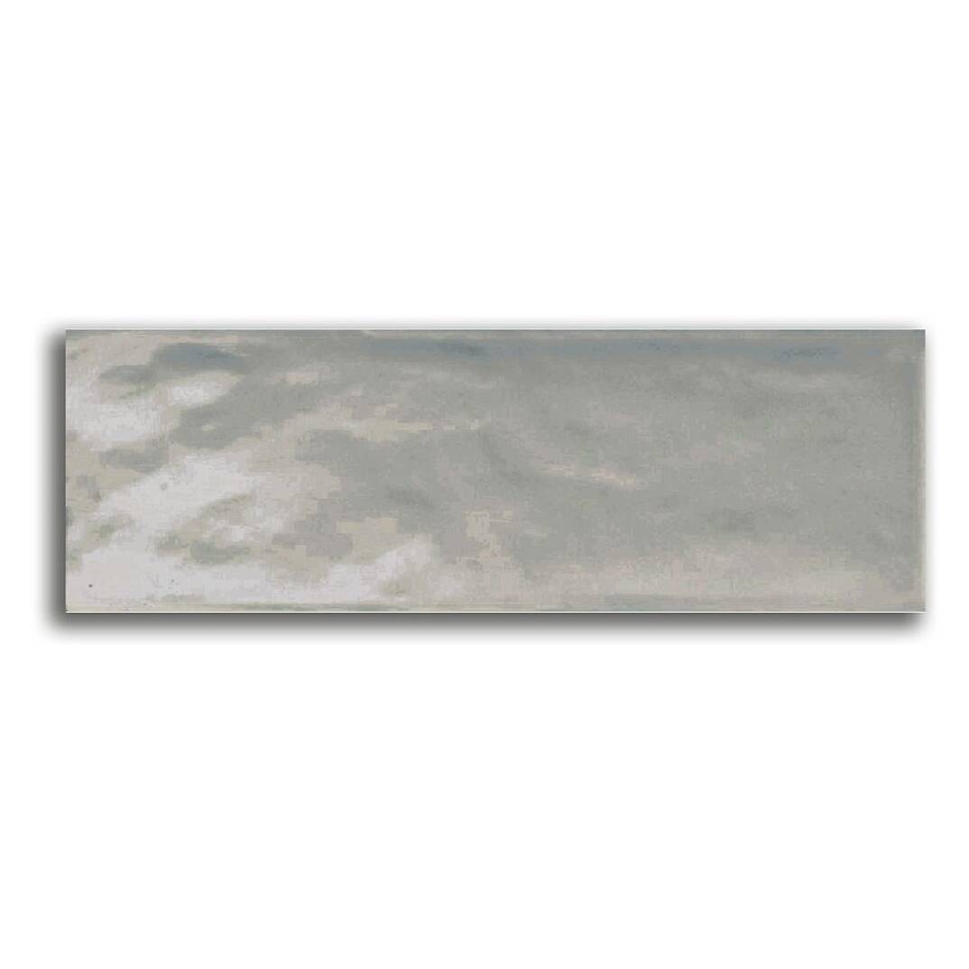 Kraft Bumpy Sis Grisi (Mist) Parlak Duvar Seramiği 10x30 cm - 1