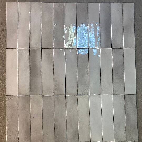 Kraft Kül Grisi (Ash) Parlak Duvar Seramiği 7.5x30 cm (2)